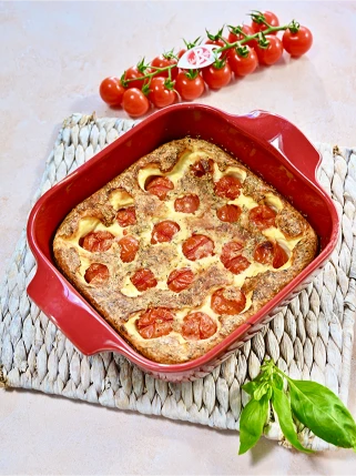 Recette du monde Clafoutis de tomates