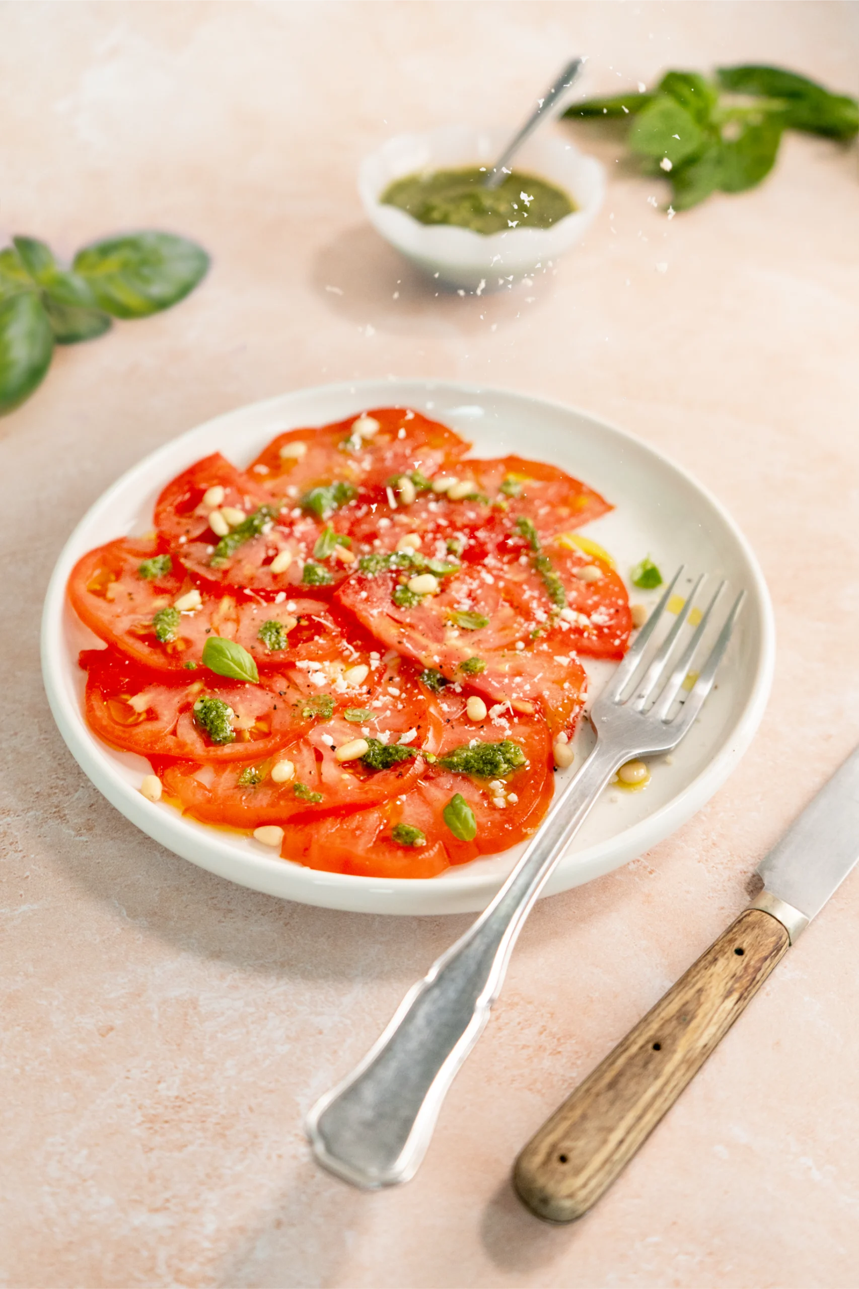 Recette de carpaccio de tomates Label Rouge
